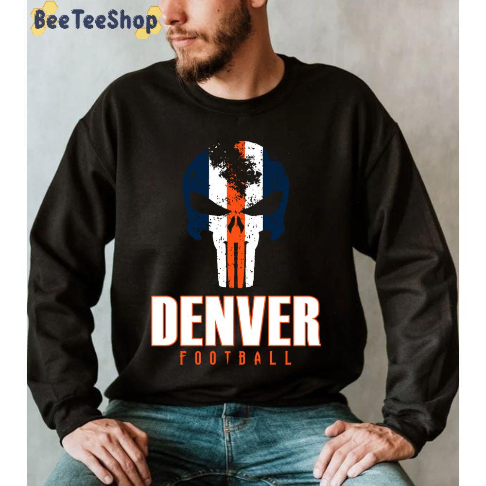 Skull Denver Broncos Football Unisex Sweatshirt