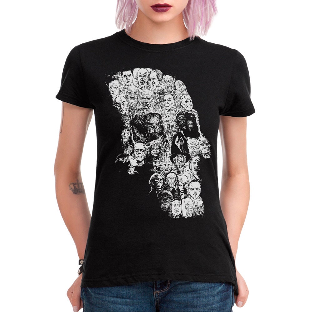 Skull Of Horror Movies T-Shirt