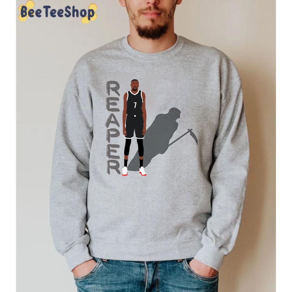 Slim Reaper Brooklyn Nets Writing Kevin Durant Basketball Sport Unisex Sweatshirt