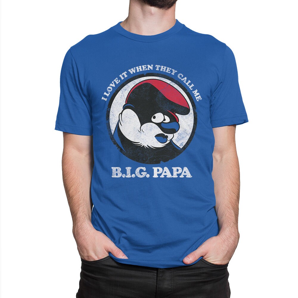 Smurfs Call Me Big Papa Funny T-Shirt