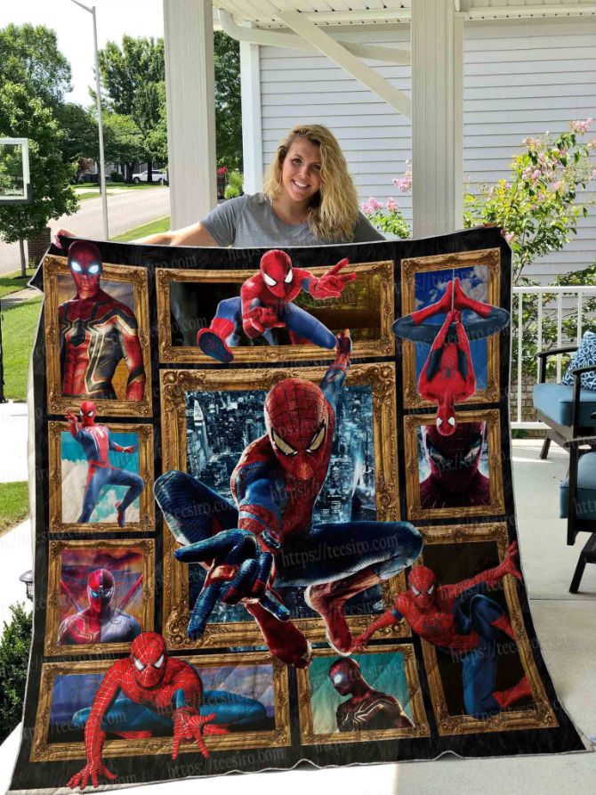 Spider Man Quilt Blanket