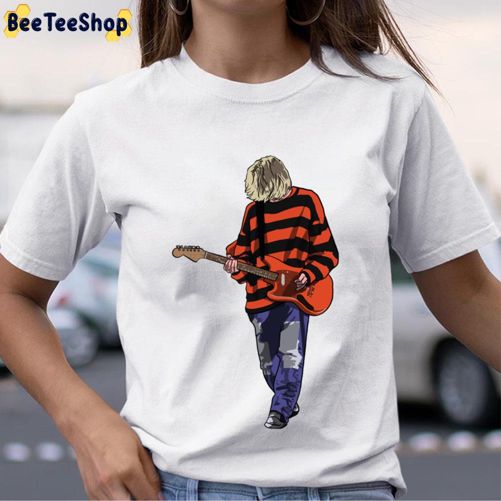 Stripey Kurt Cobain Nirvana Unisex T-Shirt