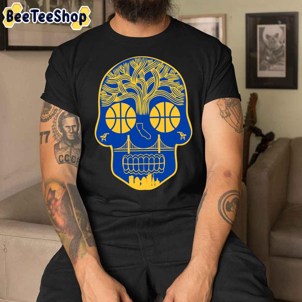 Sugar Skull Golden State Warriors Basketball Unisex T-Shirt