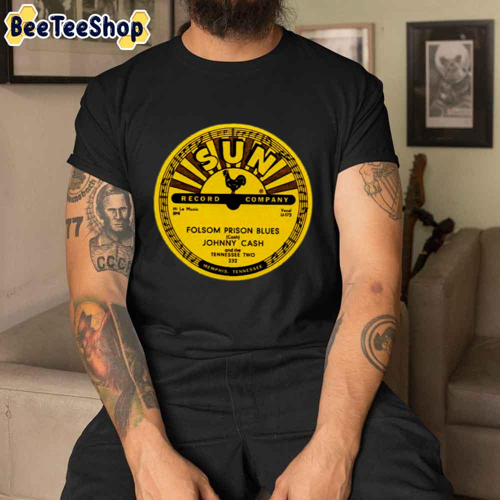 Sun Record Company Johnny Cash Folsom Prison Blues Unisex T-Shirt