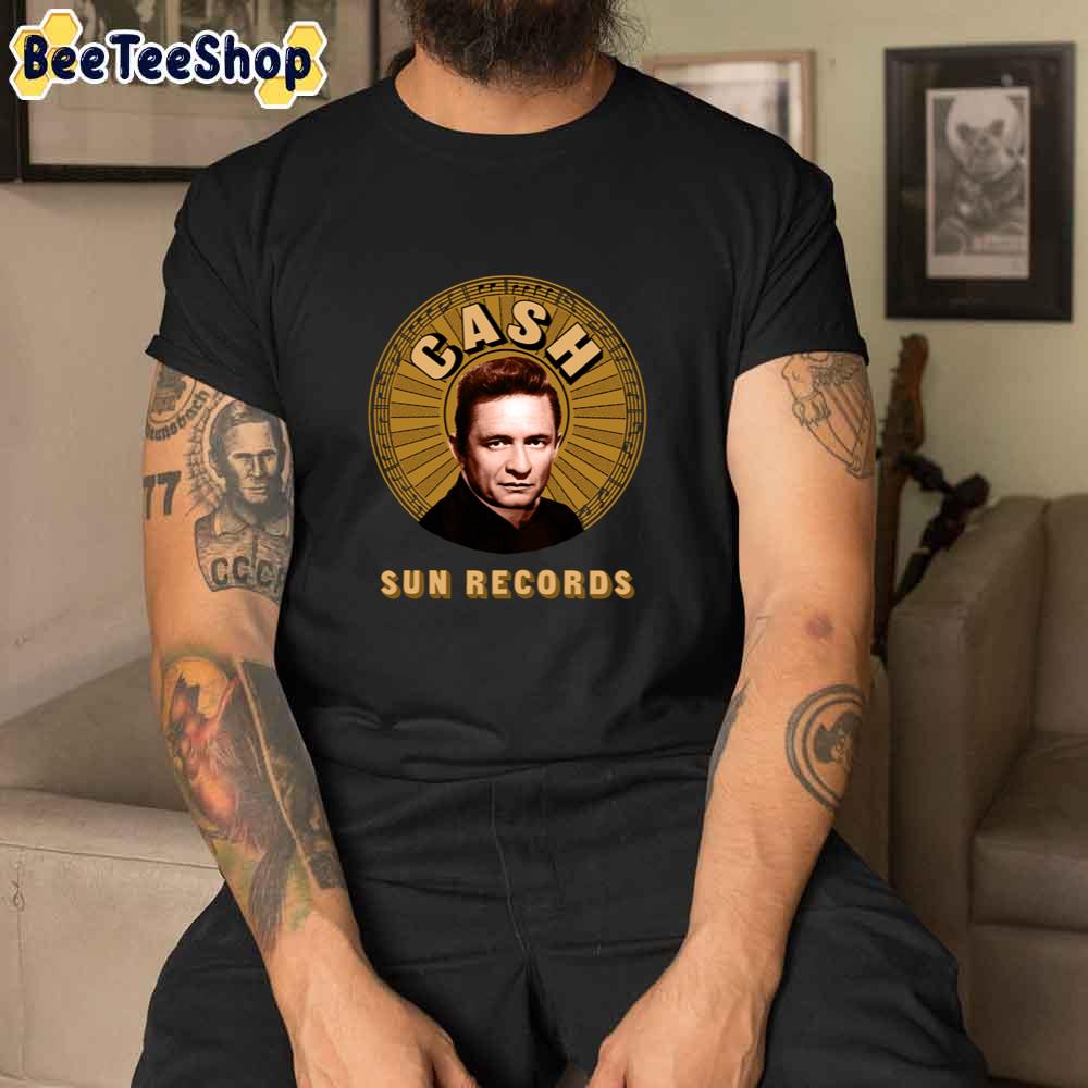 Sun Records Johnny Cash Unisex T-Shirt