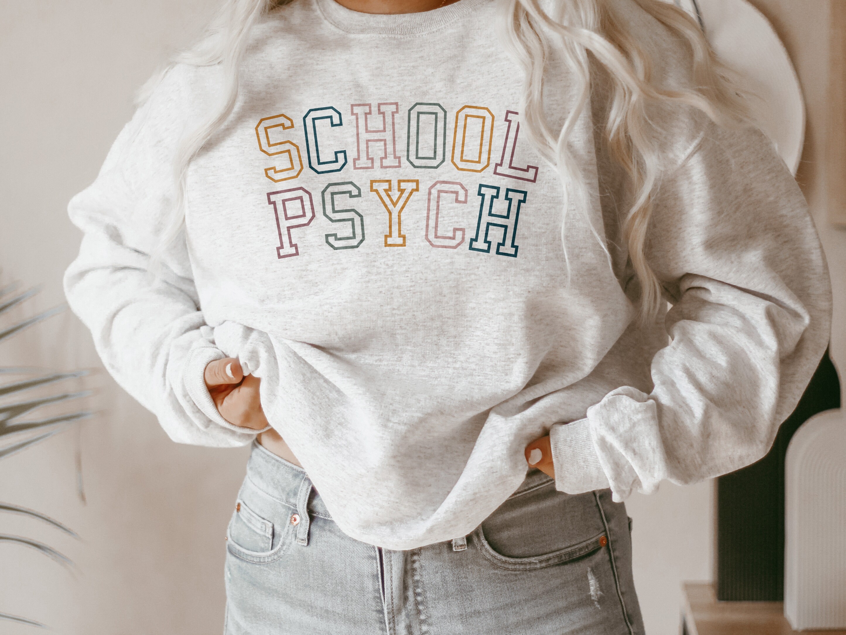 Sweet Retro School Psychologist Unisex Sweatshirt