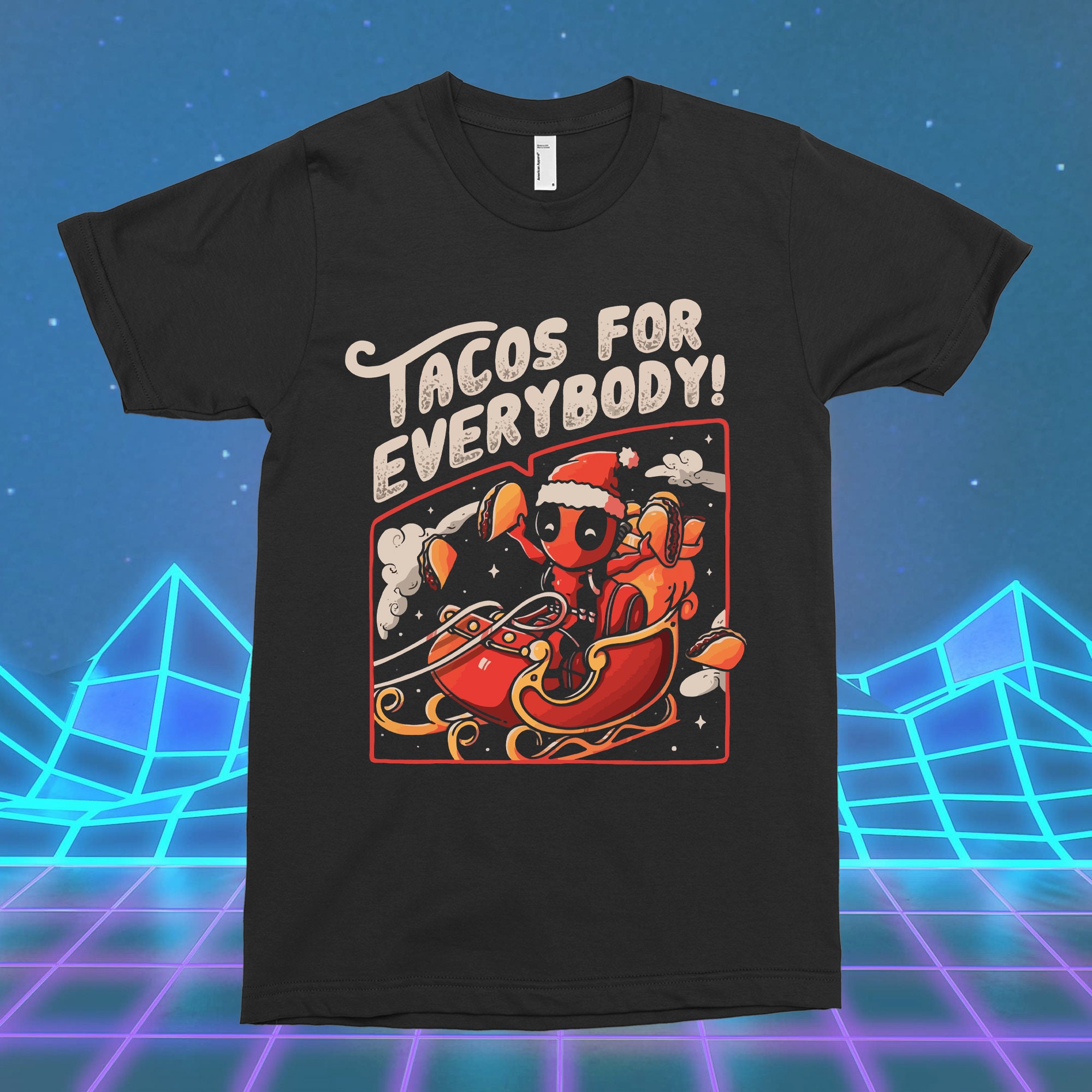 Tacos For Everybody Dead Pool Xmas Homage Unisex T-Shirt