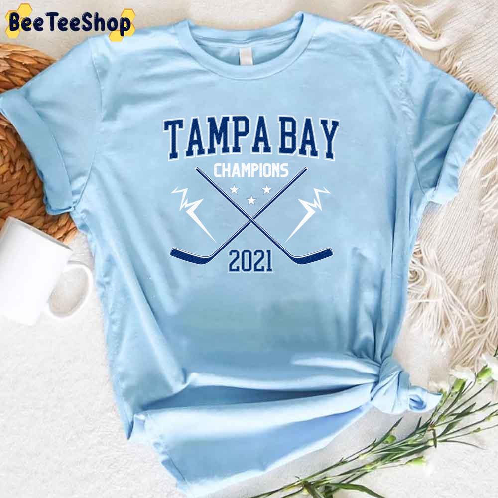 Tampa Bay Champions 2021 Tampa Bay Lightning  Hockey Unisex T-Shirt