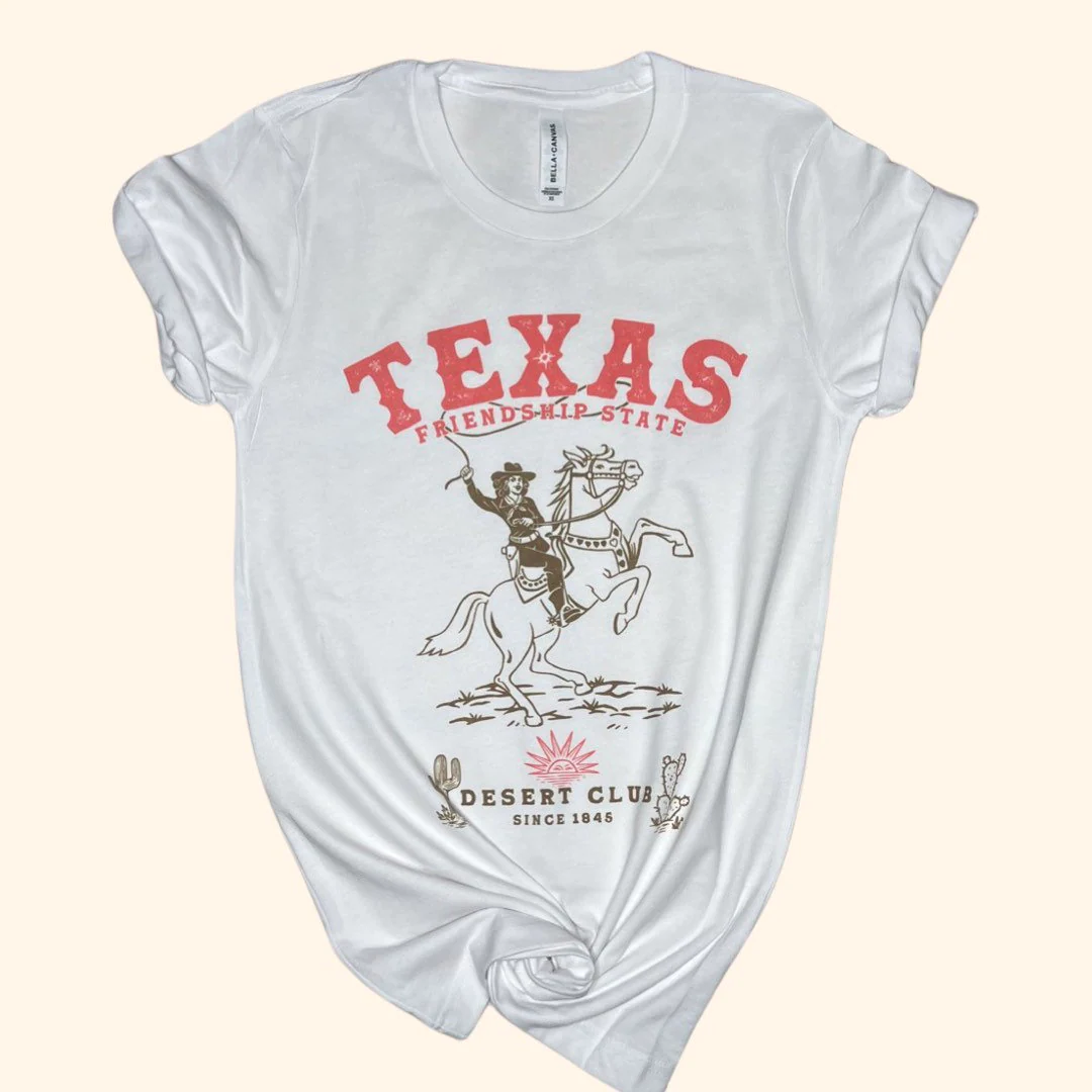 Texas Friendship Graphic Tee T-Shirt