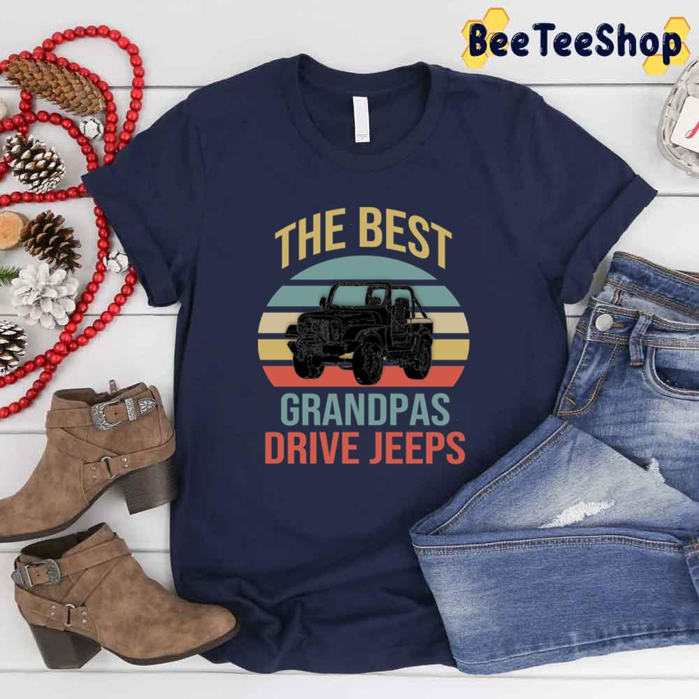 The Best Grandpas Drive Jeeps Unisex T-Shirt