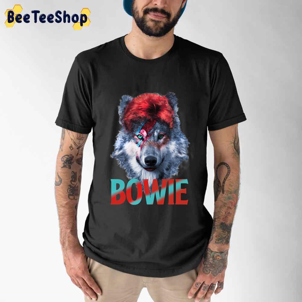 The Magnificent Wolf Of David Bowie Unisex T-Shirt