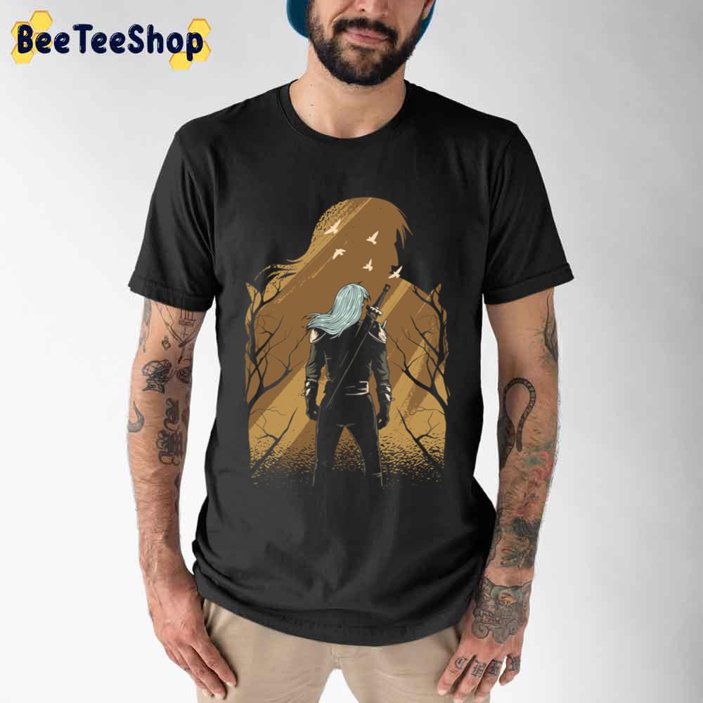 The White Wolf Geralt Of Rivia The Witcher Unisex T-Shirt