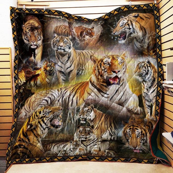 Tiger Quilt Blanket