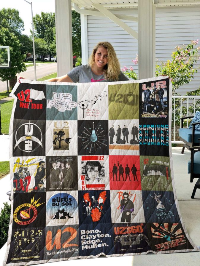 U2 Tour Shirts Quilt Blanket