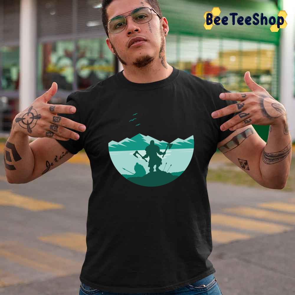 Viking Green Style Valhalla Game Unisex T-Shirt