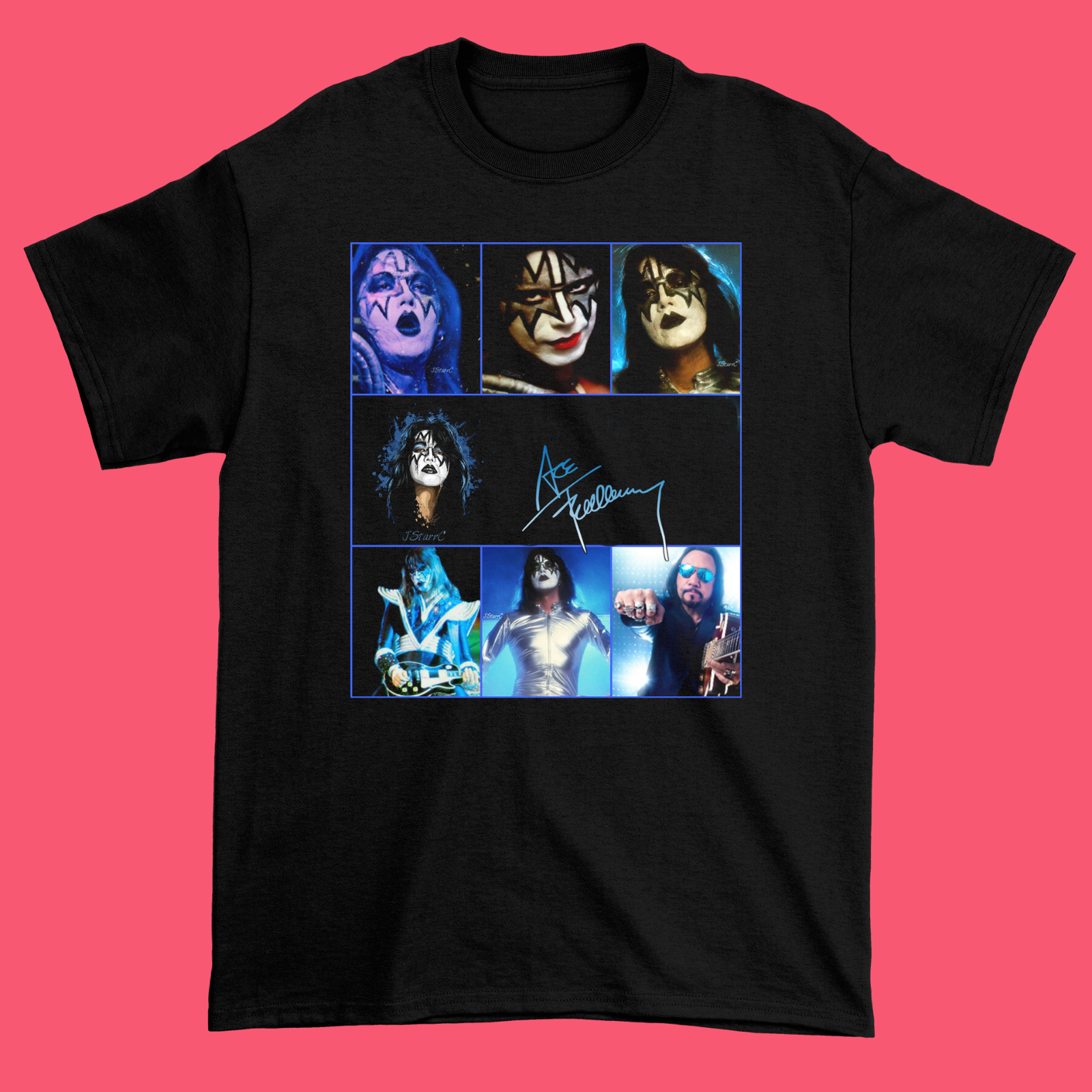 Vintage Ace Frehley Signed Unisex T-Shirt