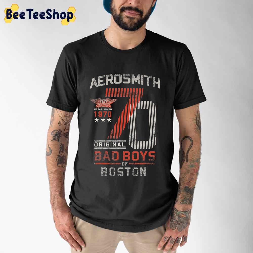 Vintage Aerosmith 1970 Bad Boys Tour Rock Unisex T-Shirt