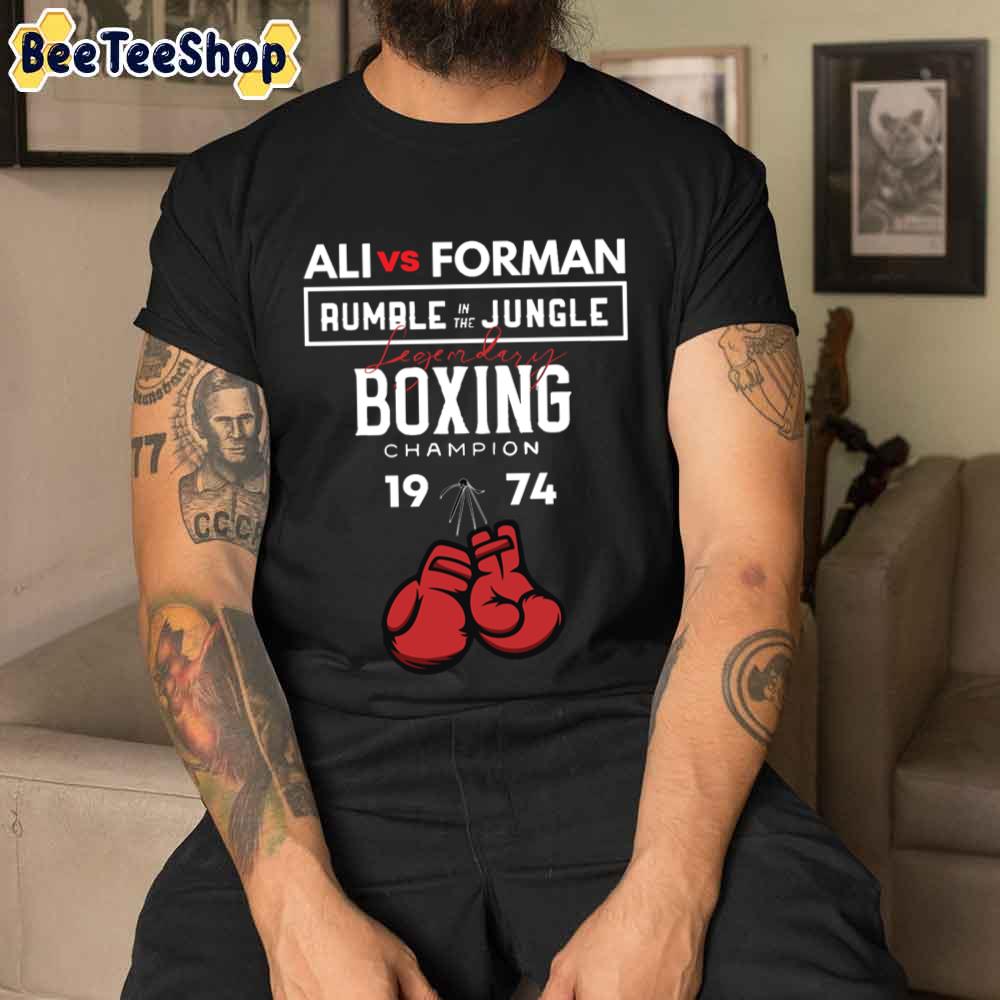 Vintage Ali Vs Foreman Legendary Boxing 1974 Unisex T-Shirt