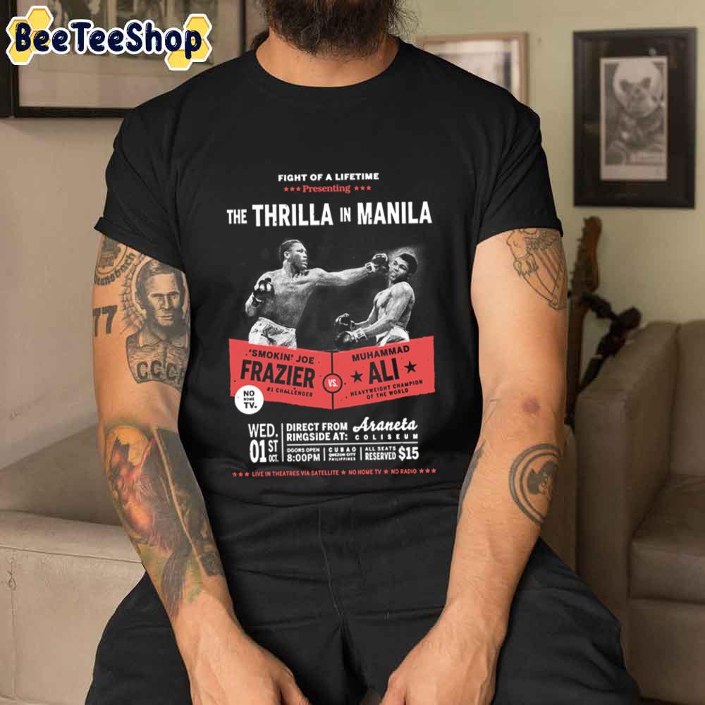 Vintage Ali Vs Frazier Thrilla In Manila Boxing Unisex T-Shirt