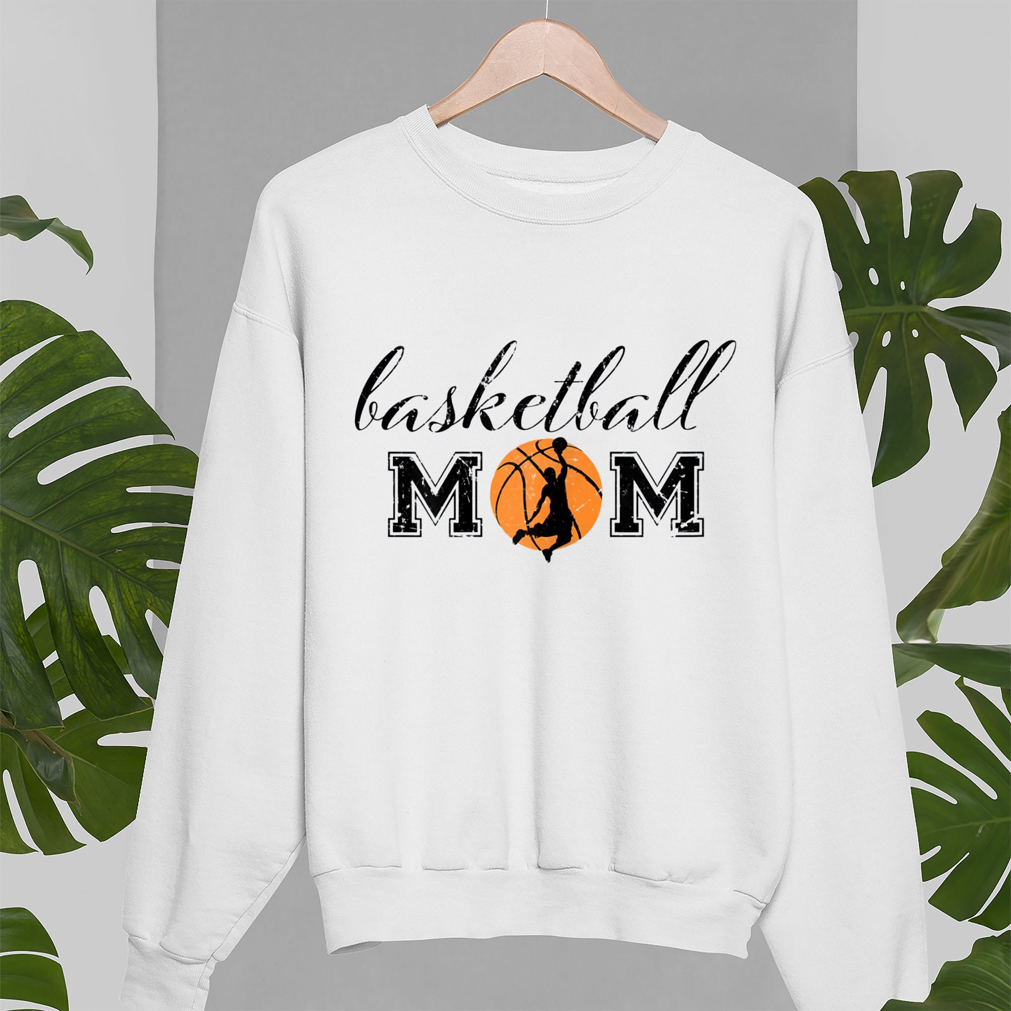 Vintage Basketball Mom Unisex Sweatshirt