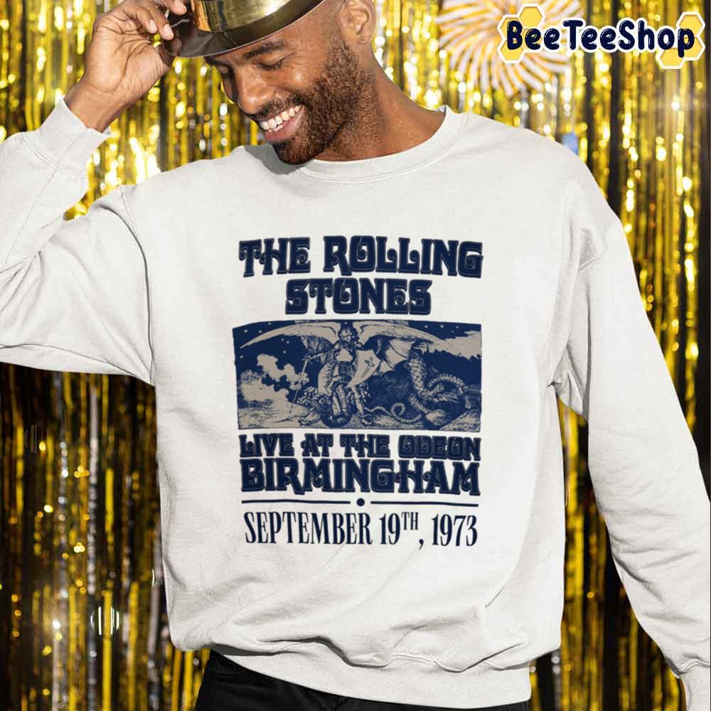 Vintage Birmingham 73 The Rolling Stone Rock And Roll Unisex Sweatshirt