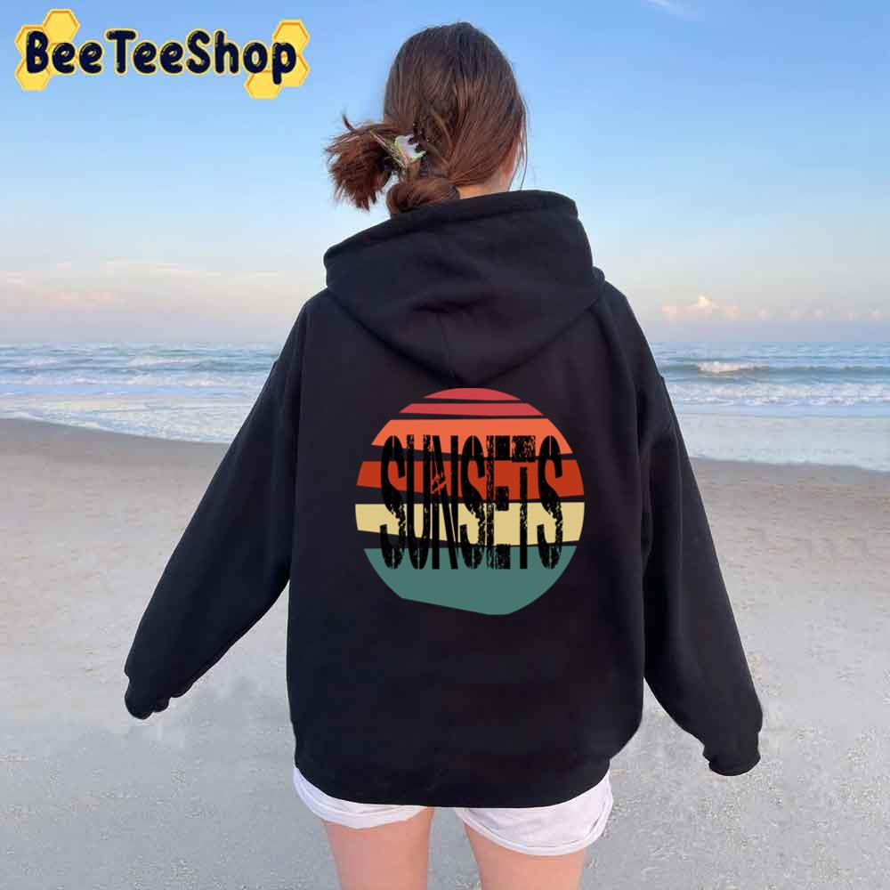 Vintage Chasing Sunsets Unisex Hoodie