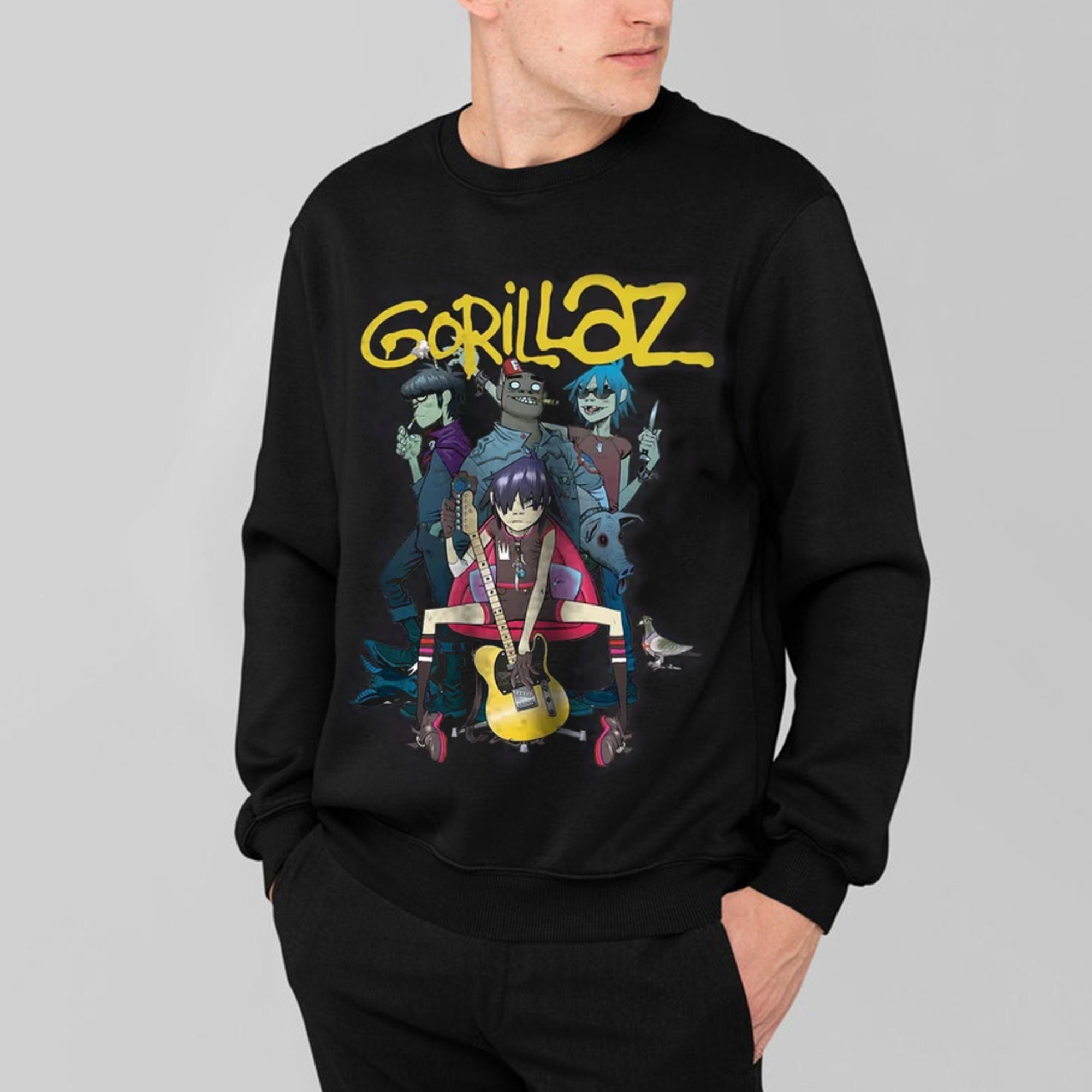 Vintage Design Gorillaz Singer Unisex Sweatshirt