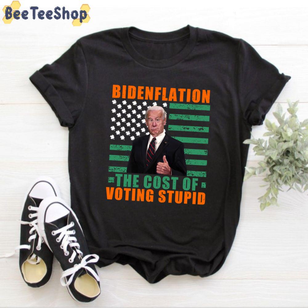 Vintage Flag Bidenflation The Cost Of Voting Stupid Unisex T-Shirt