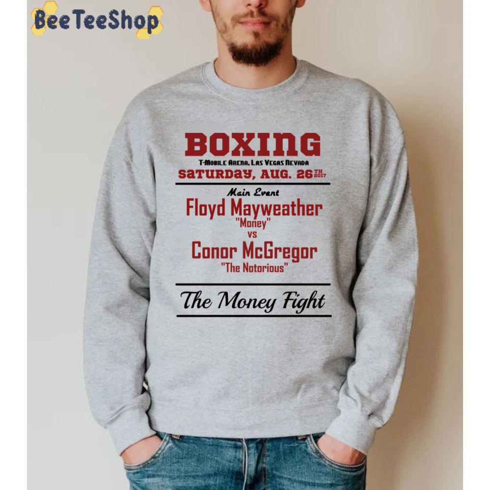 Vintage Floyd Mayweather Vs Conor Mcgregor Boxing Unisex Sweatshirt