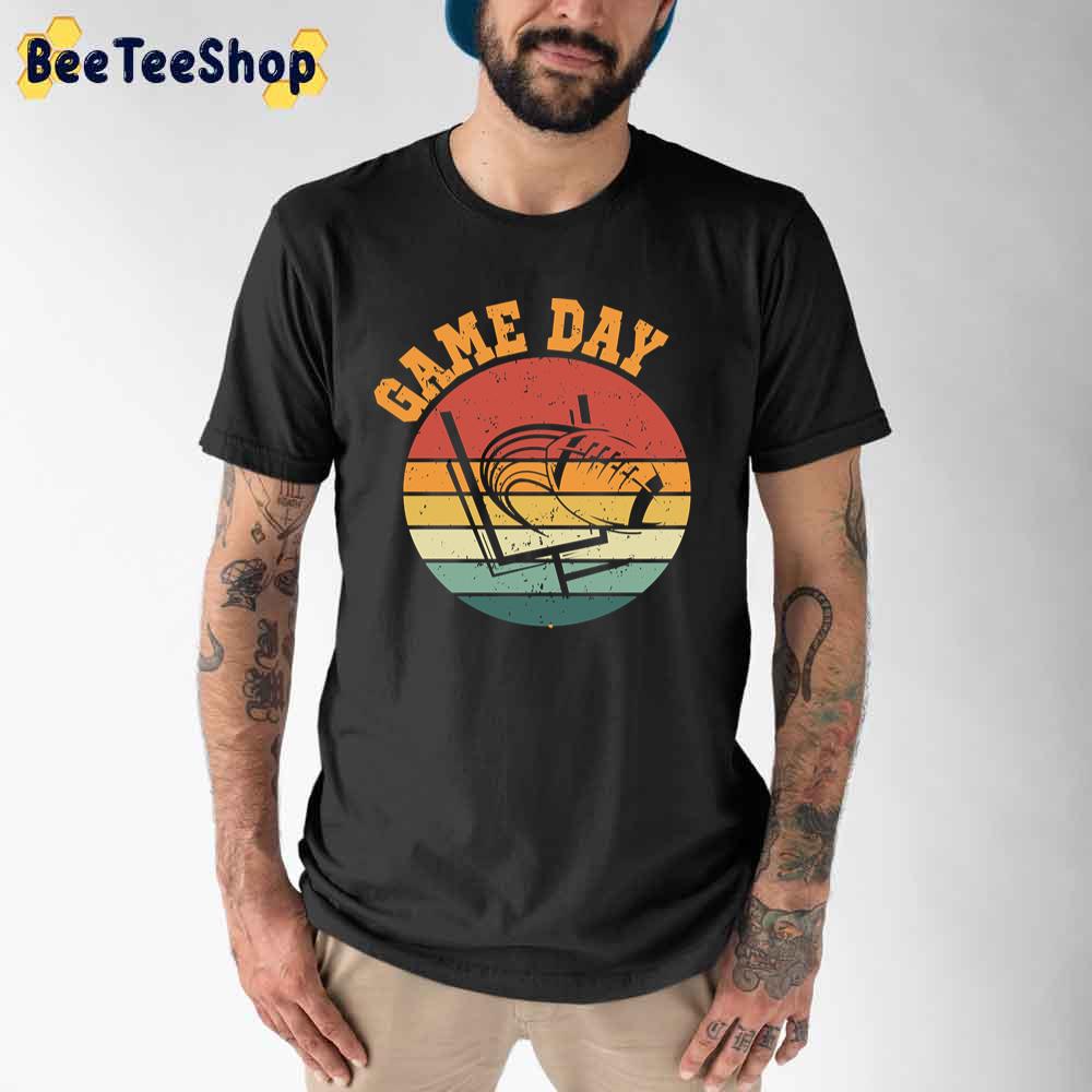 Vintage Game Day American Football Player Lover Unisex T-Shirt - Beeteeshop