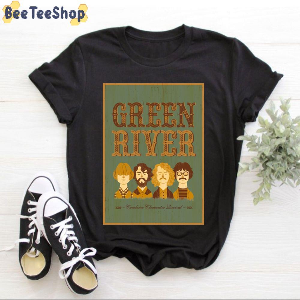 Vintage Green River Creedence Clearwater Revival Band Unisex T-Shirt