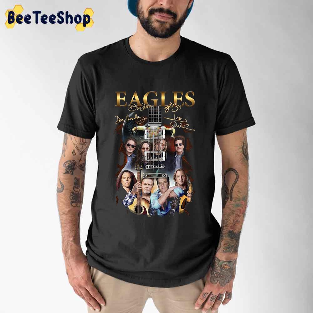 Vintage Guitar Eagles Band Unisex T-Shirt - Beeteeshop