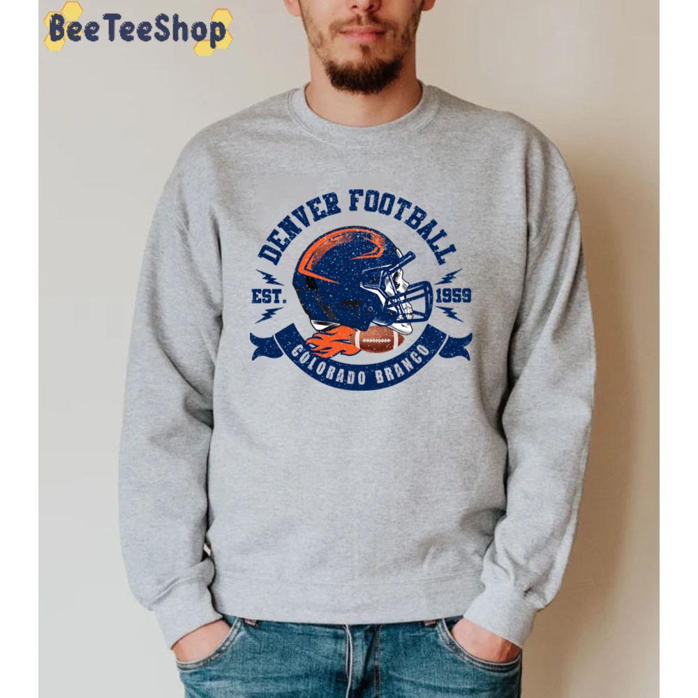 Vintage Helmet Denver Broncos Football Unisex Sweatshirt