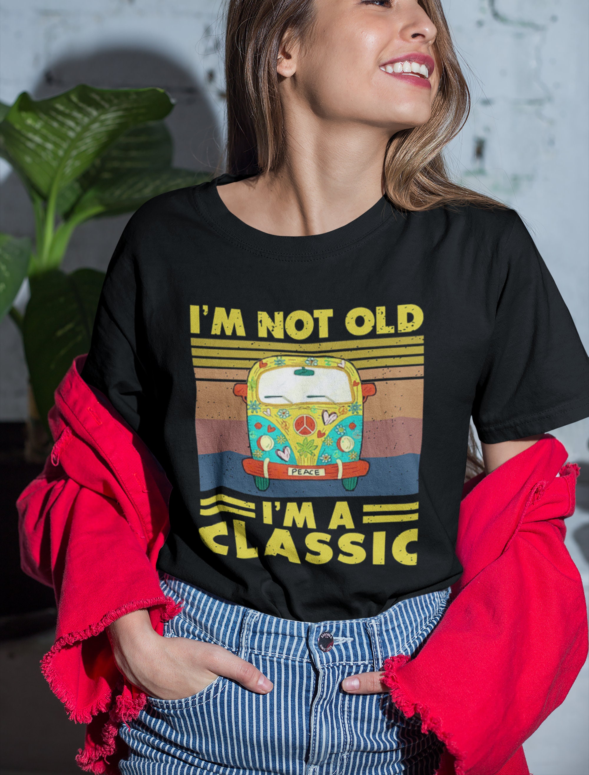 Vintage Hippie Car I’m Not Old I’m A Classic Unisex T-Shirt