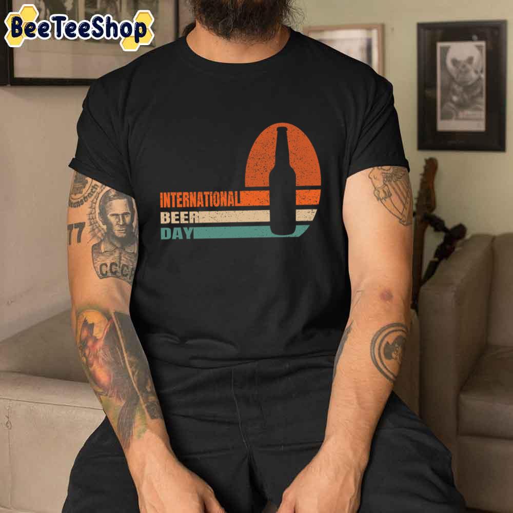 Vintage International Beer Day International Beer Day Unisex T-Shirt