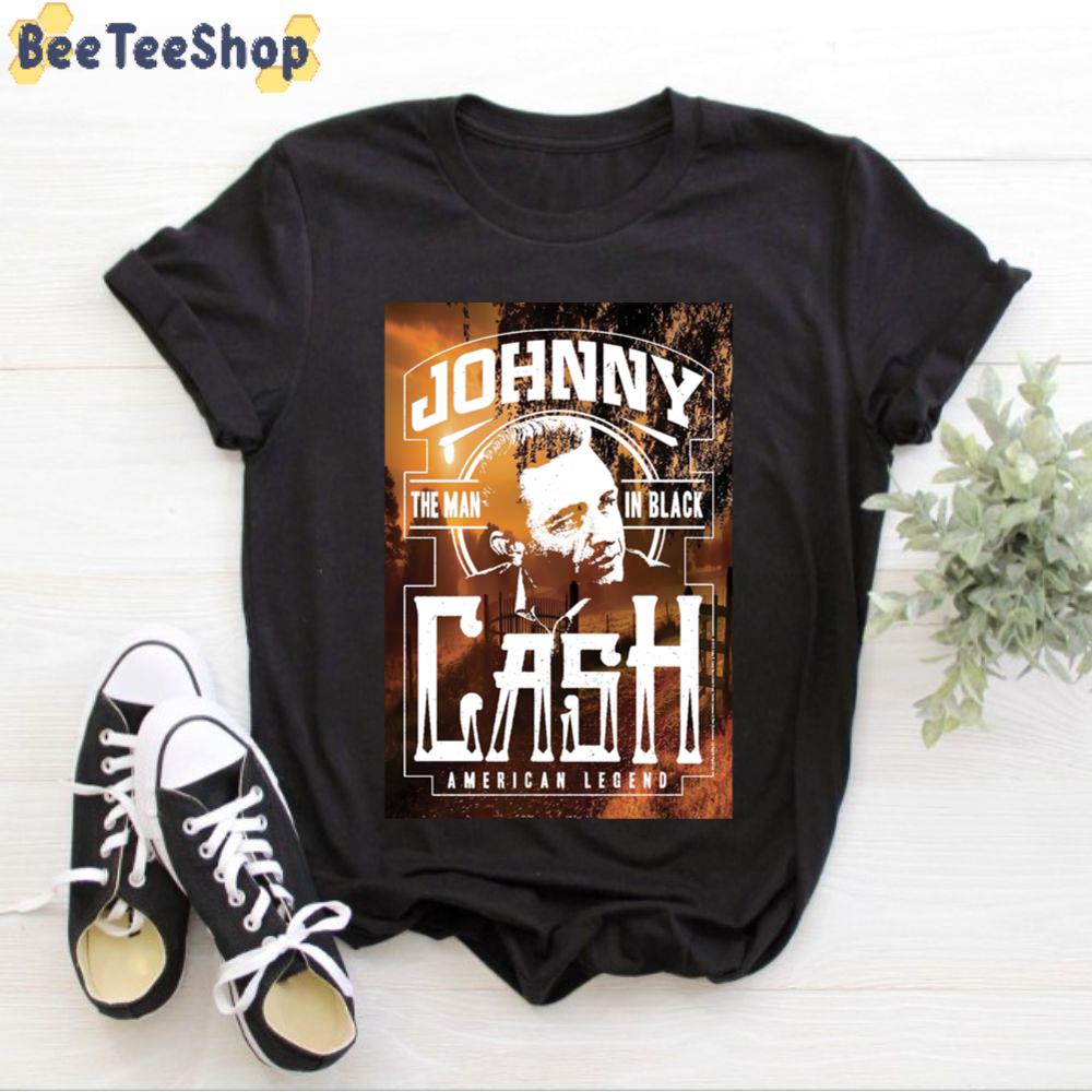 Vintage Johnny Cash The Man In Black Unisex T-Shirt