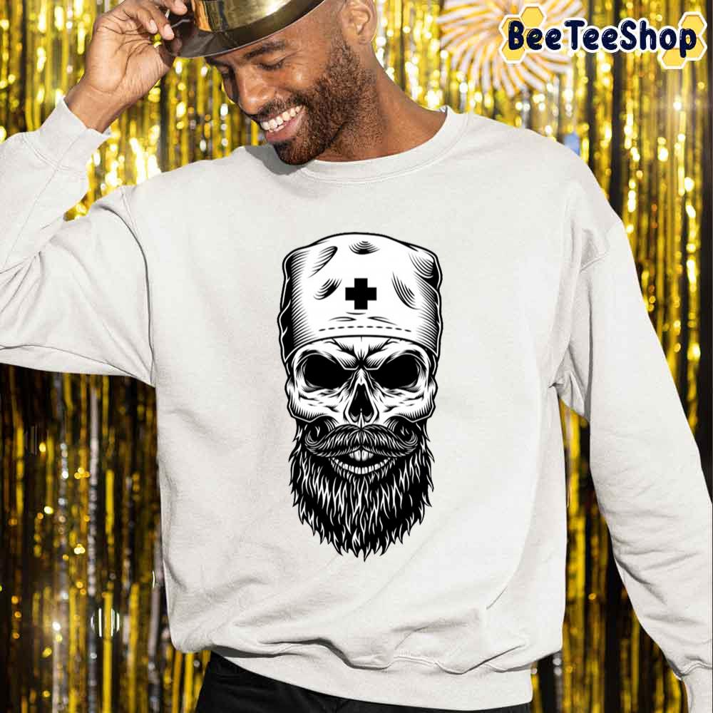 Vintage Skull Nurse Life Unisex Sweatshirt