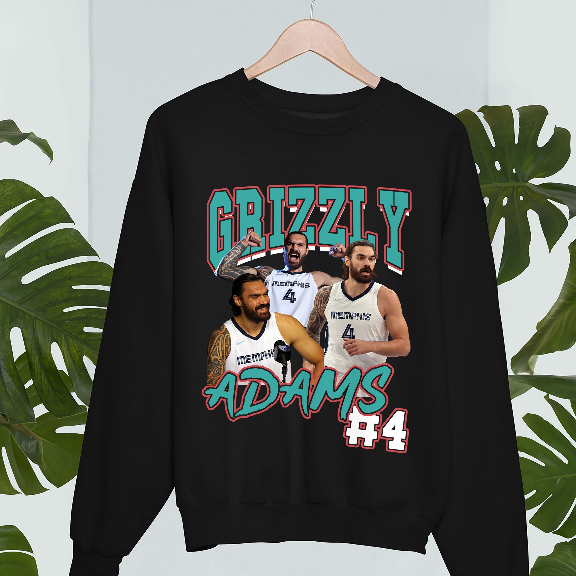 Vintage Steven Adams Memphis Grizzlies Unisex Sweatshirt