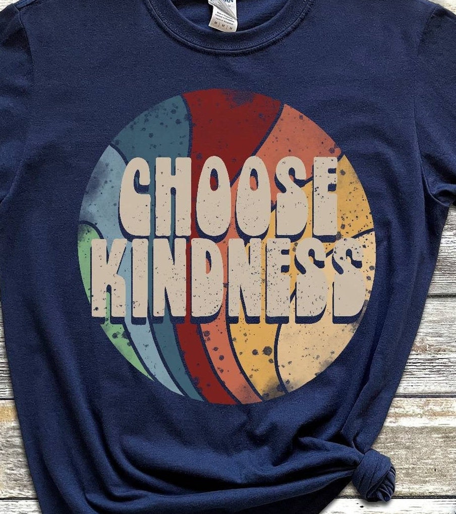 Vintage Style Choose Kindness Hippie Unisex T-Shirt