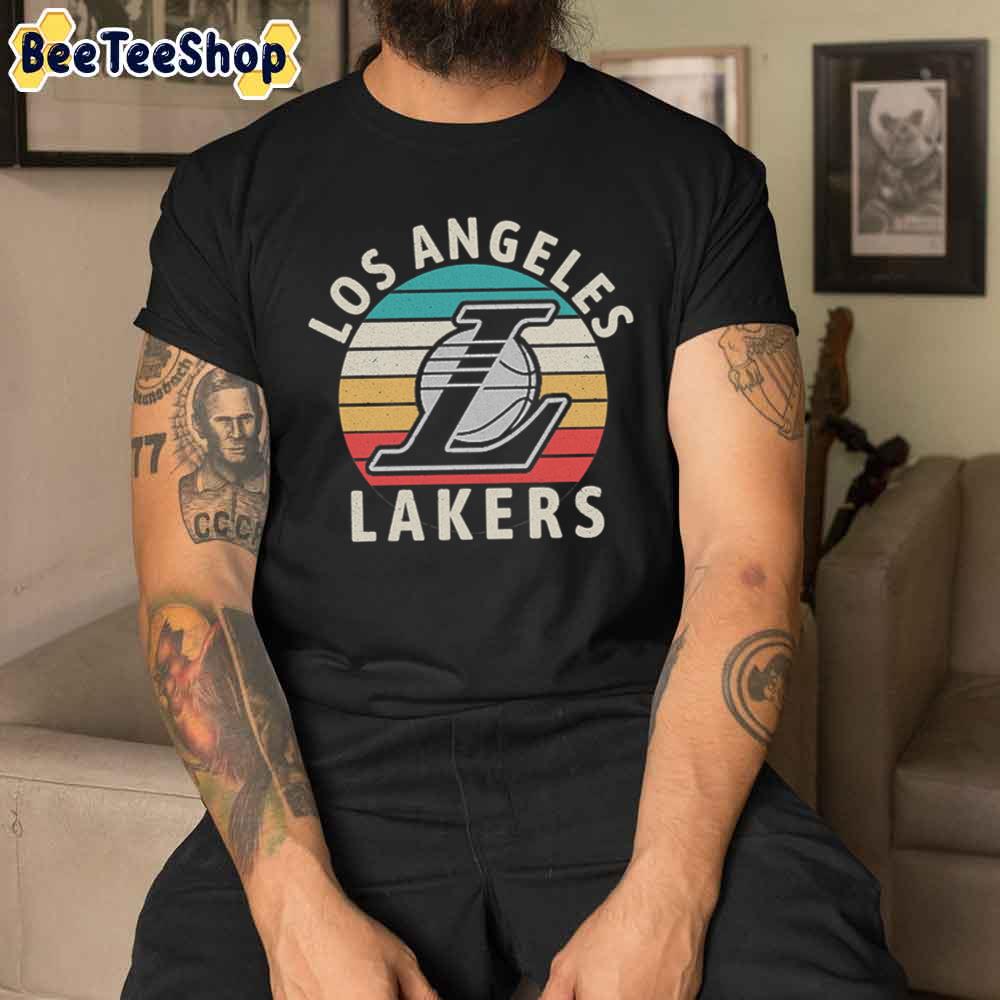 Vintage Style Los Angeles Lakers Basketball Unisex T-Shirt