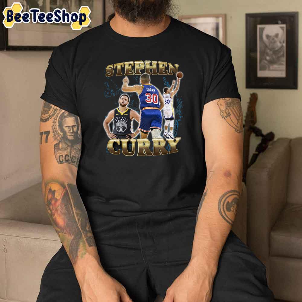 Vintage Style Stephen Curry Golden State Warriors Basketball Unisex T-Shirt