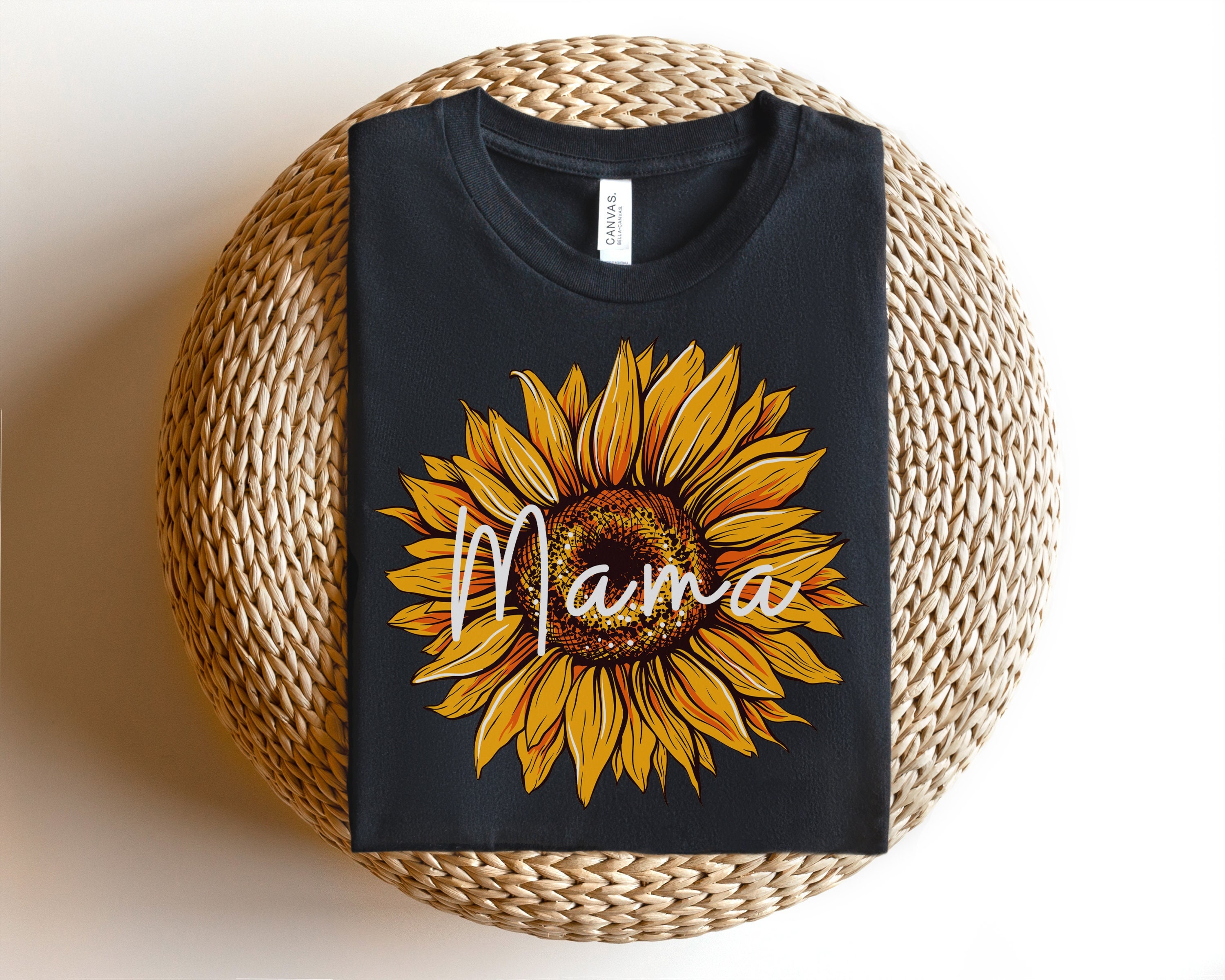 Vintage Sunflower Mama Unisex T-Shirt