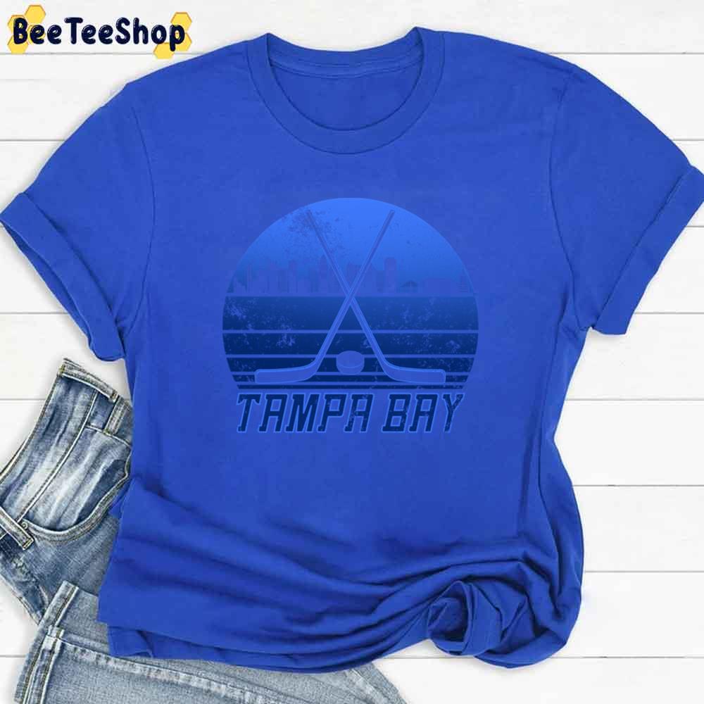 Vintage Sunset Tampa Bay Lightning  Hockey Unisex T-Shirt