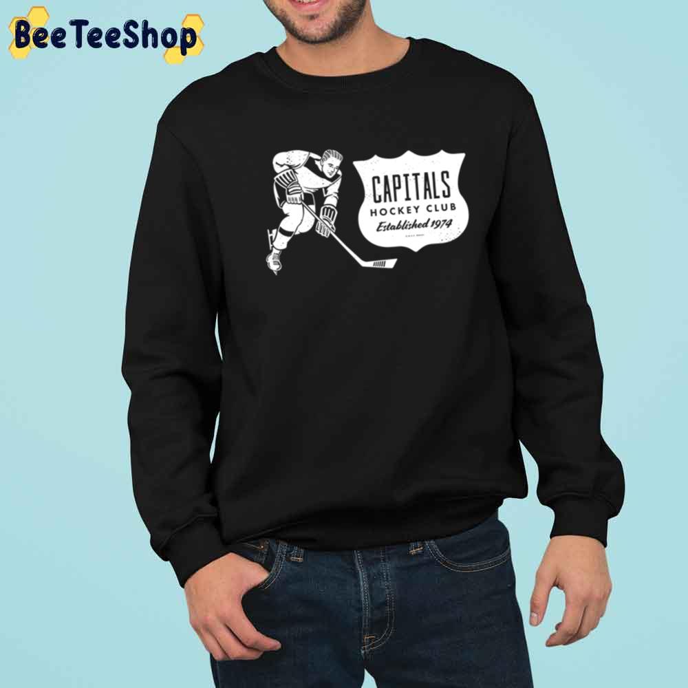 Vintage Washington Capitals White Style Hockey Unisex Sweatshirt