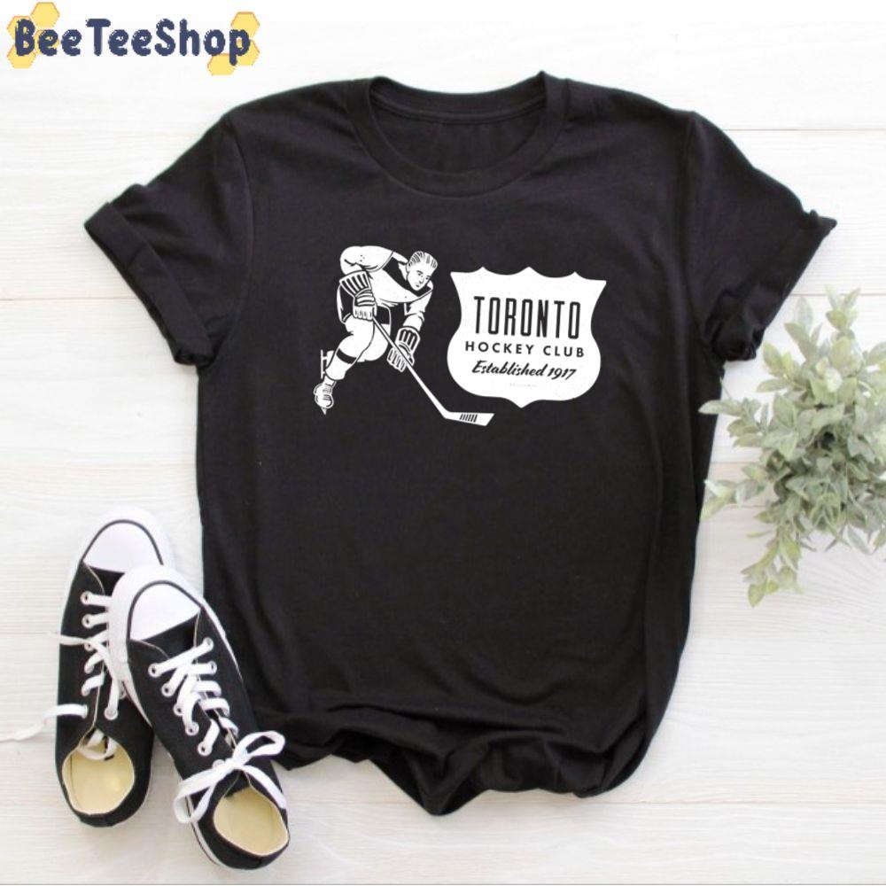 Vintage White Design Toronto Maple Leafs Hockey Unisex T-Shirt