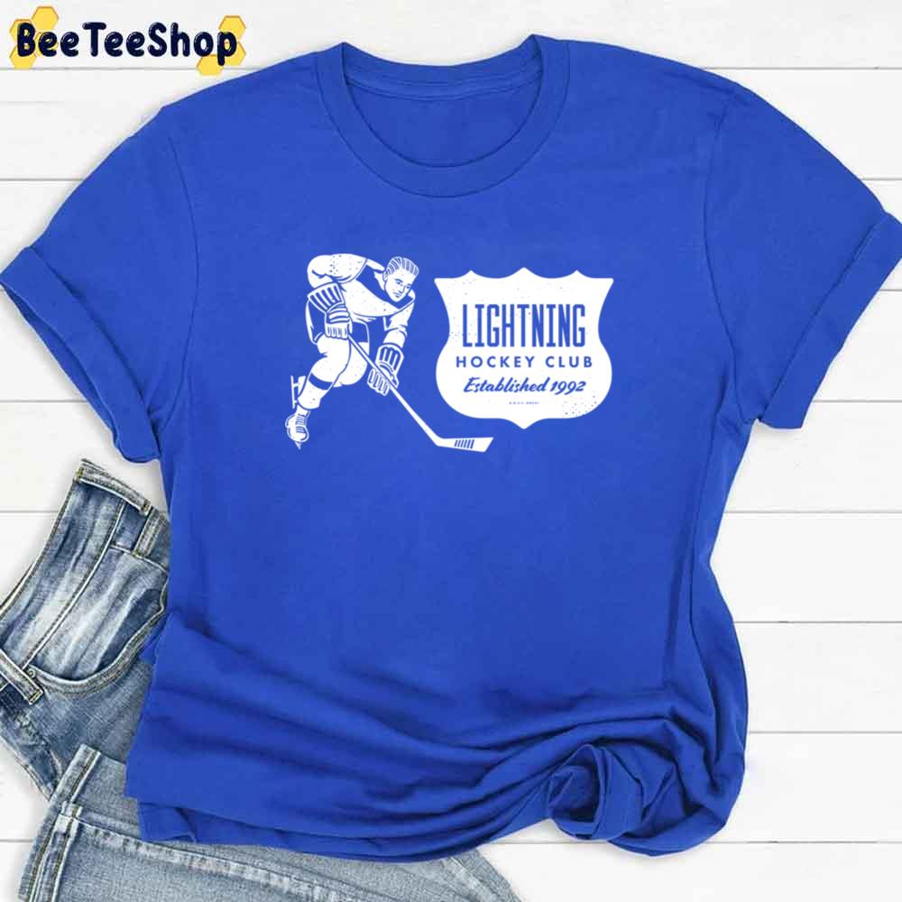 Vintage White Tampa Bay Lightning  Hockey Unisex T-Shirt