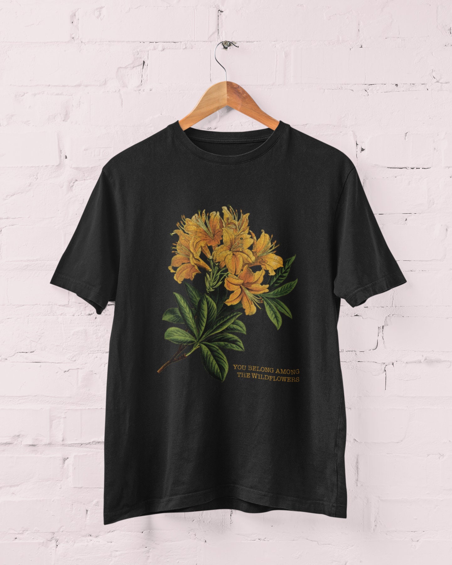 Vintage You Belong Among The Wildflowers Hippie Style Unisex T-Shirt ...