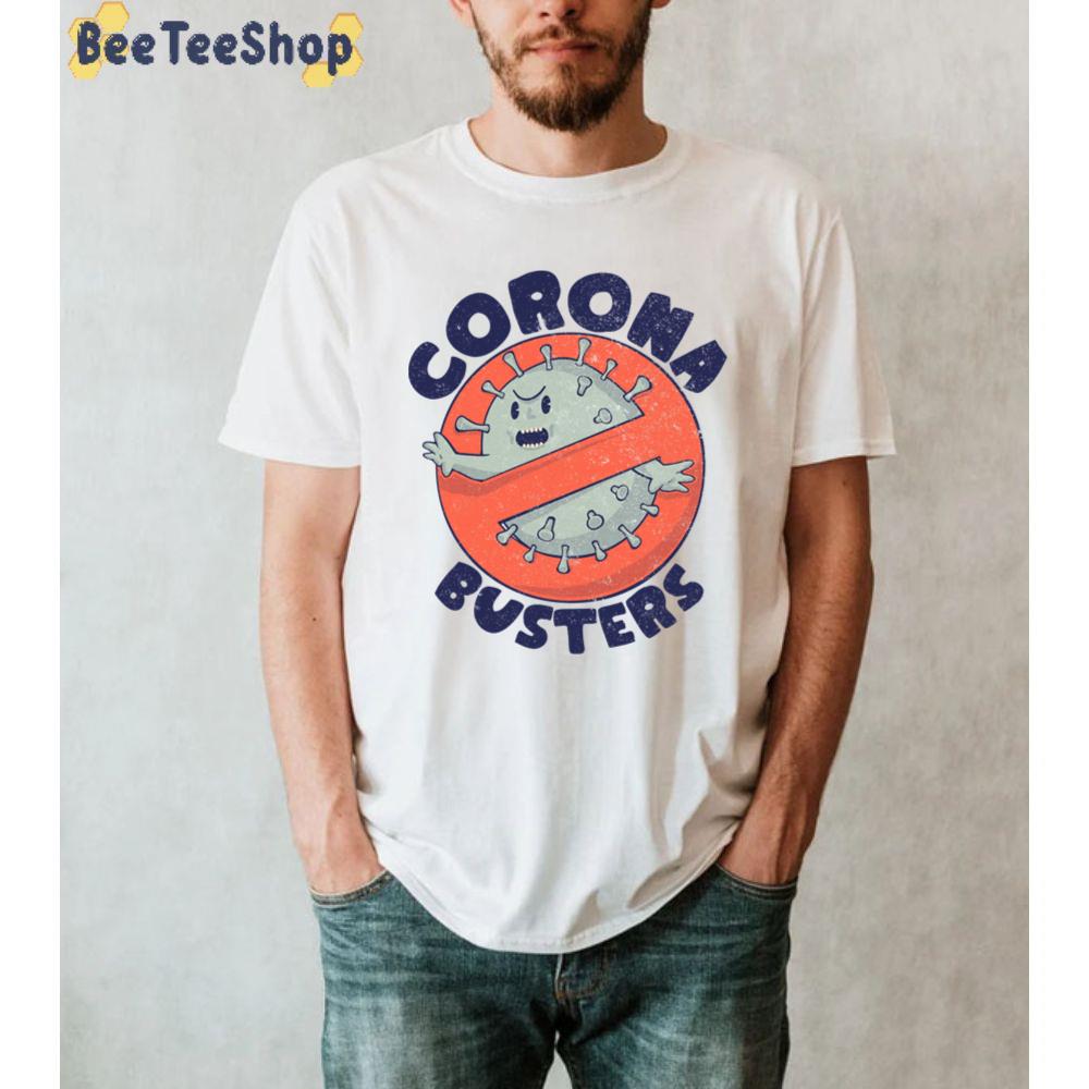 Virus Covid19 Corona Busters Logo Mask For Frontline Unisex T-Shirt