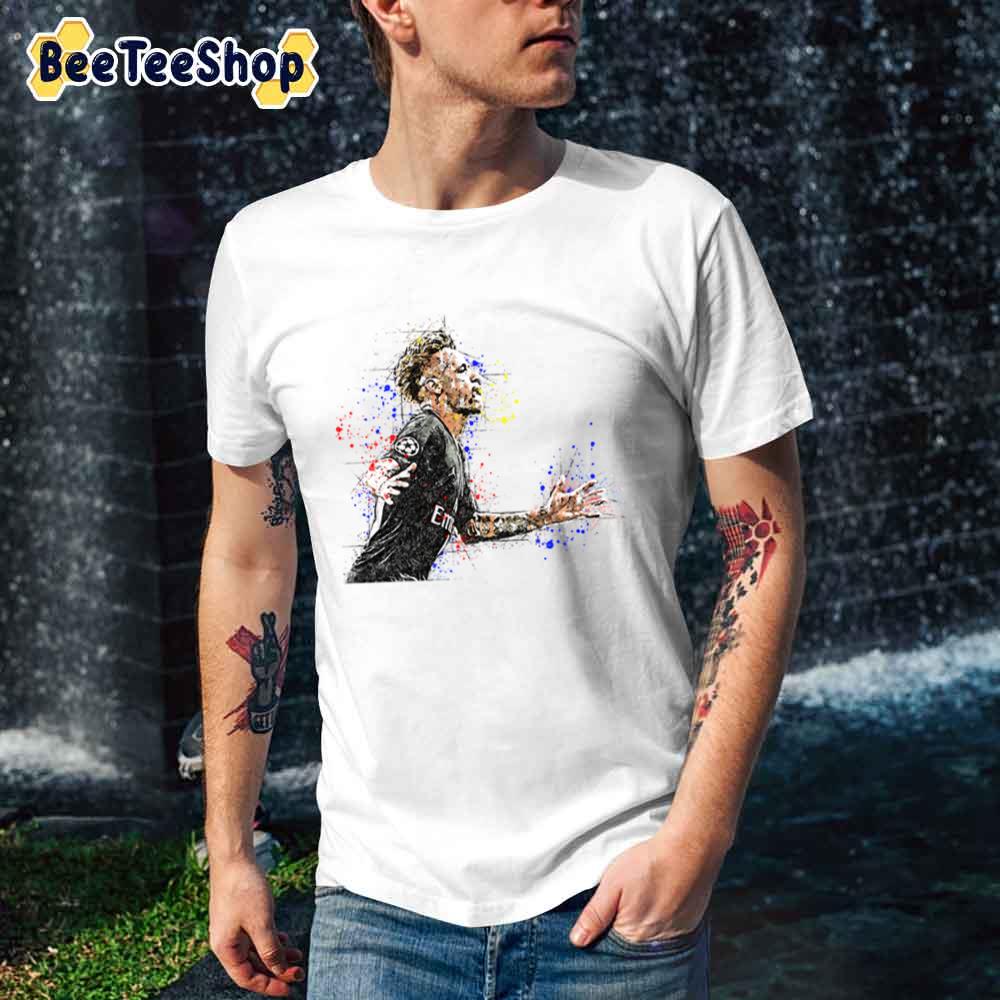 Water Color Style Neymar Football Unisex T-Shirt