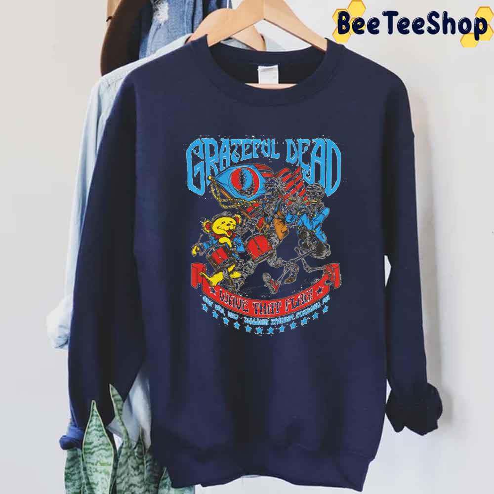 Wave Flag Grateful Dead  Band Unisex Sweatshirt